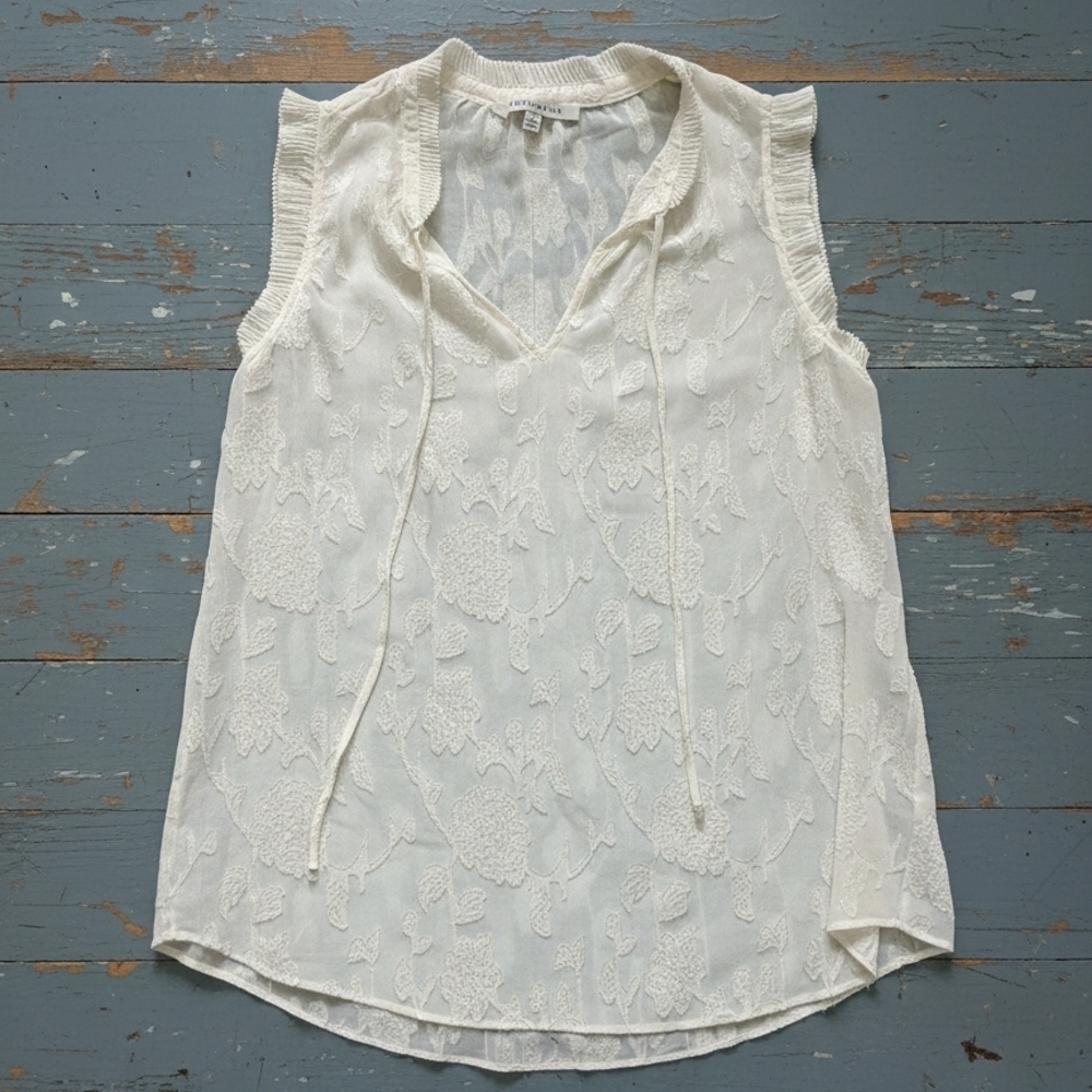 Rose & Olive Ivory Lace Blouse
